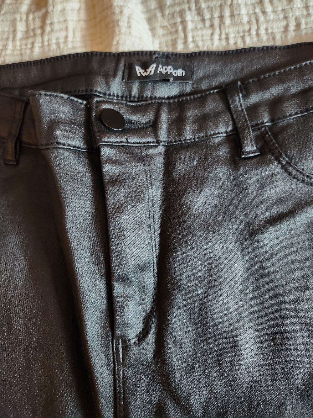 Black Coated Jeans